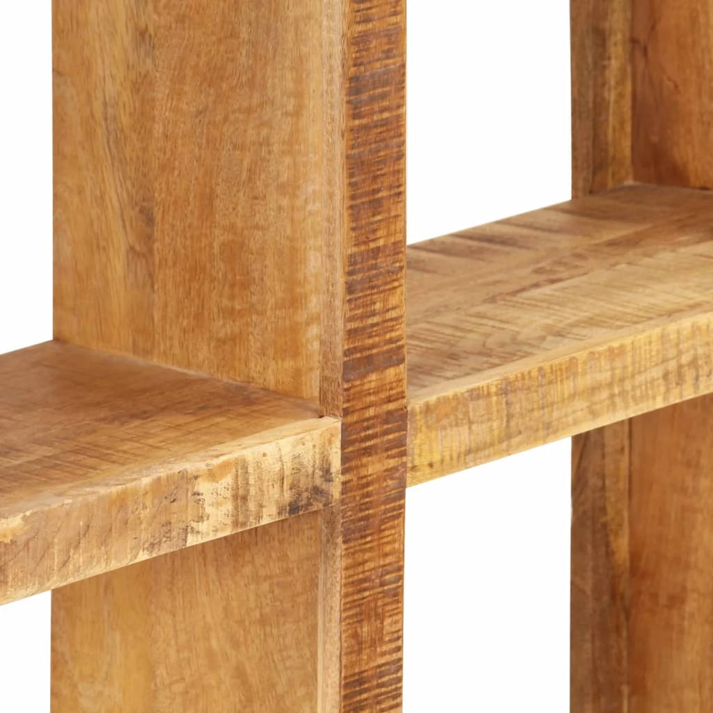 4 Open Compartment Mango Wood Bookcase Z86929