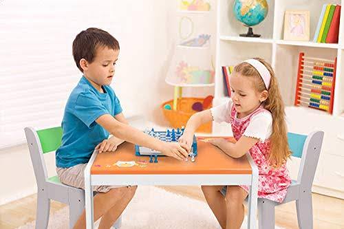 Orange Owl Wooden Kids Table and Chair Set T86630