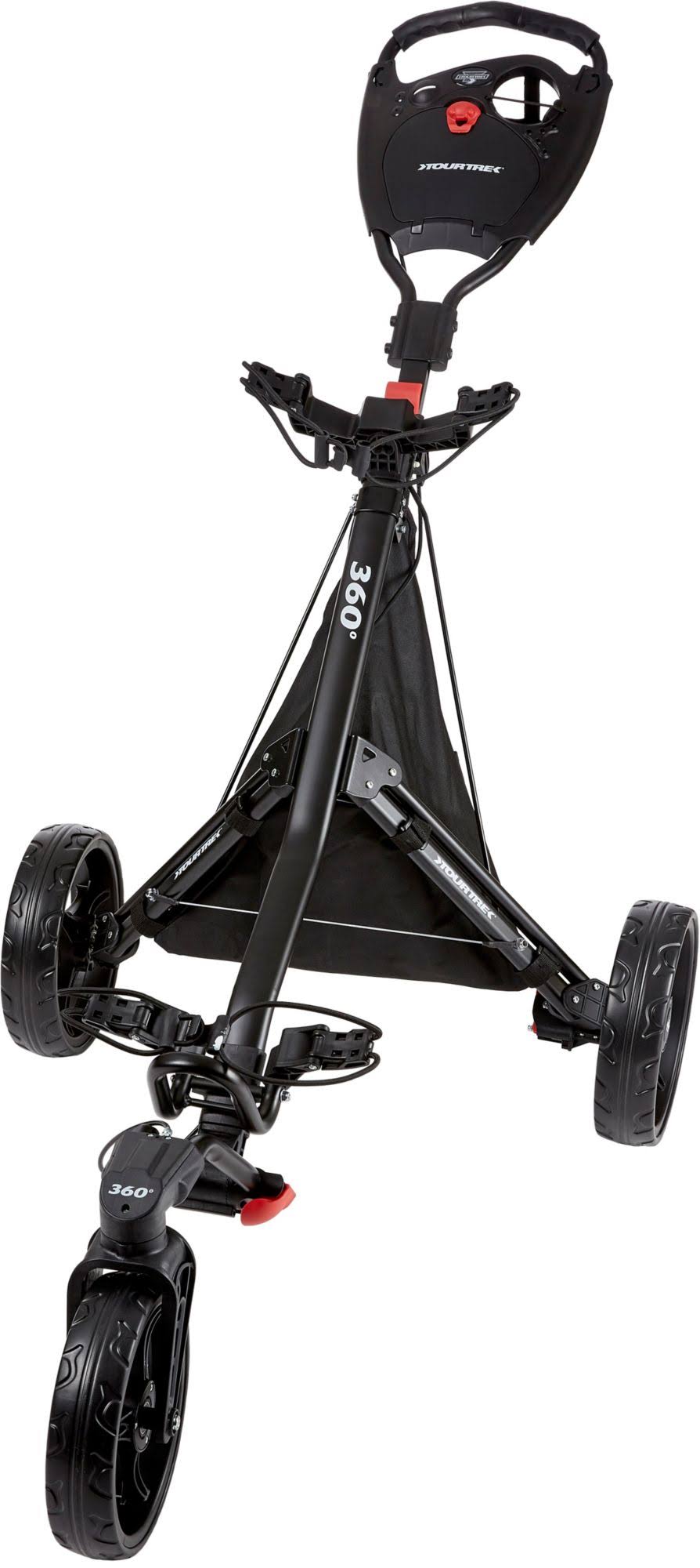 Black 3-Wheel Push Cart W8177
