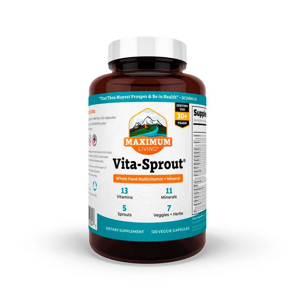 Whole-Food Multivitamin & Phytonutrient Blend 120 Capsules L854