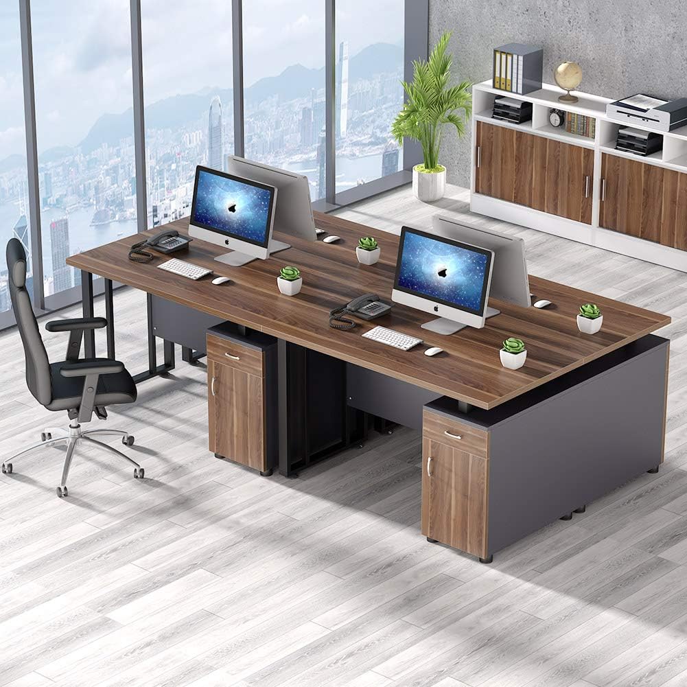 47 inch Computer Desk with Storage Drawer and Cabinet G266572