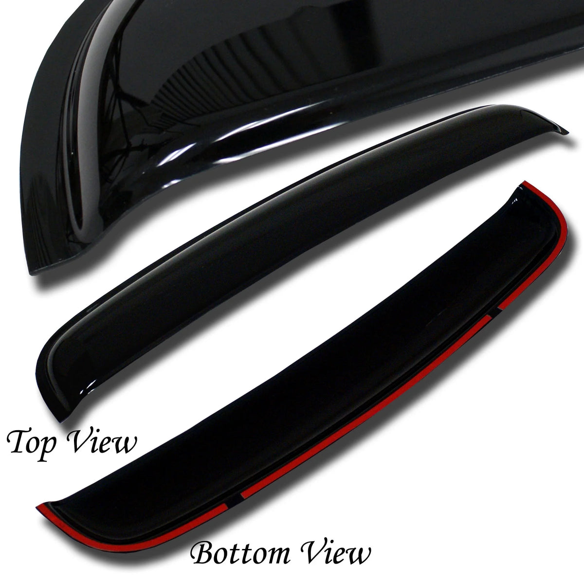 Outside Mount Window Visor Deflector and Sunroof 5 Pcs Set Z692
