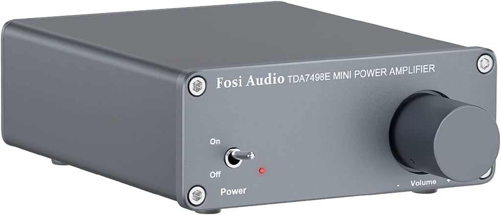 TDA7498E 2 Channel 160W x2 Stereo Audio Amplifier Mini Hi-Fi Class D Integrated Amp with 24V Power Supply Pack of 2 V3026