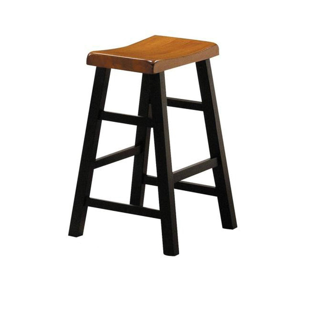 Oak & Black 5 Piece Counter Height Set J488842