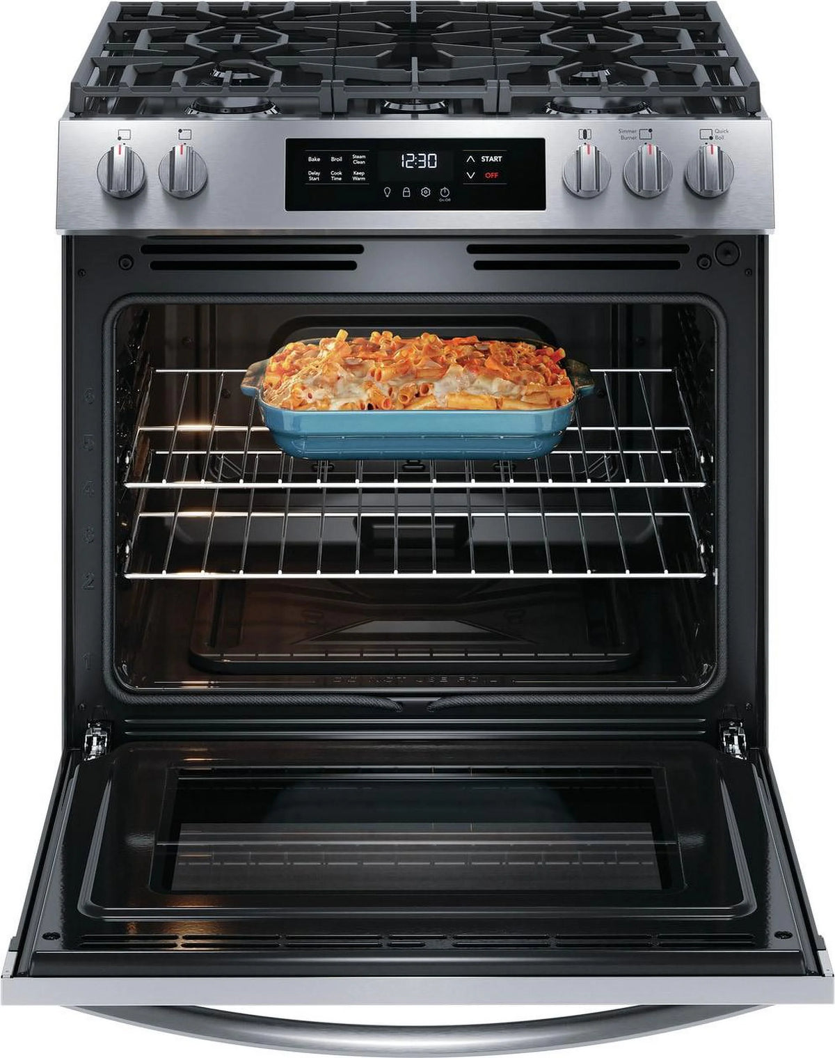 30" Free Standing Gas Range White M835