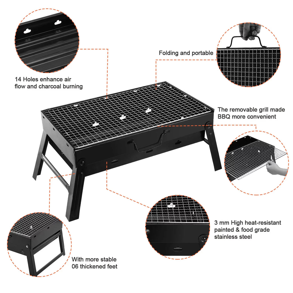 Portable Foldable Charcoal Grill R10149