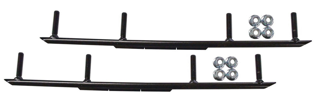 Black XT Snowmobile Skis Complete Kit B4169