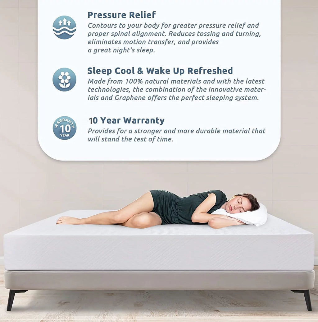 Twin Size Memory Foam Mattress W13753