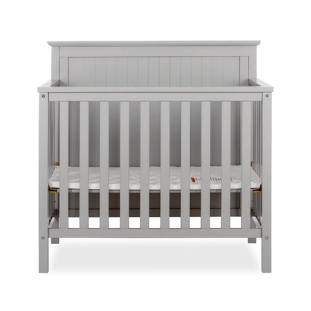 Pebble Grey 4-in-1 Convertible Mini Crib C6417