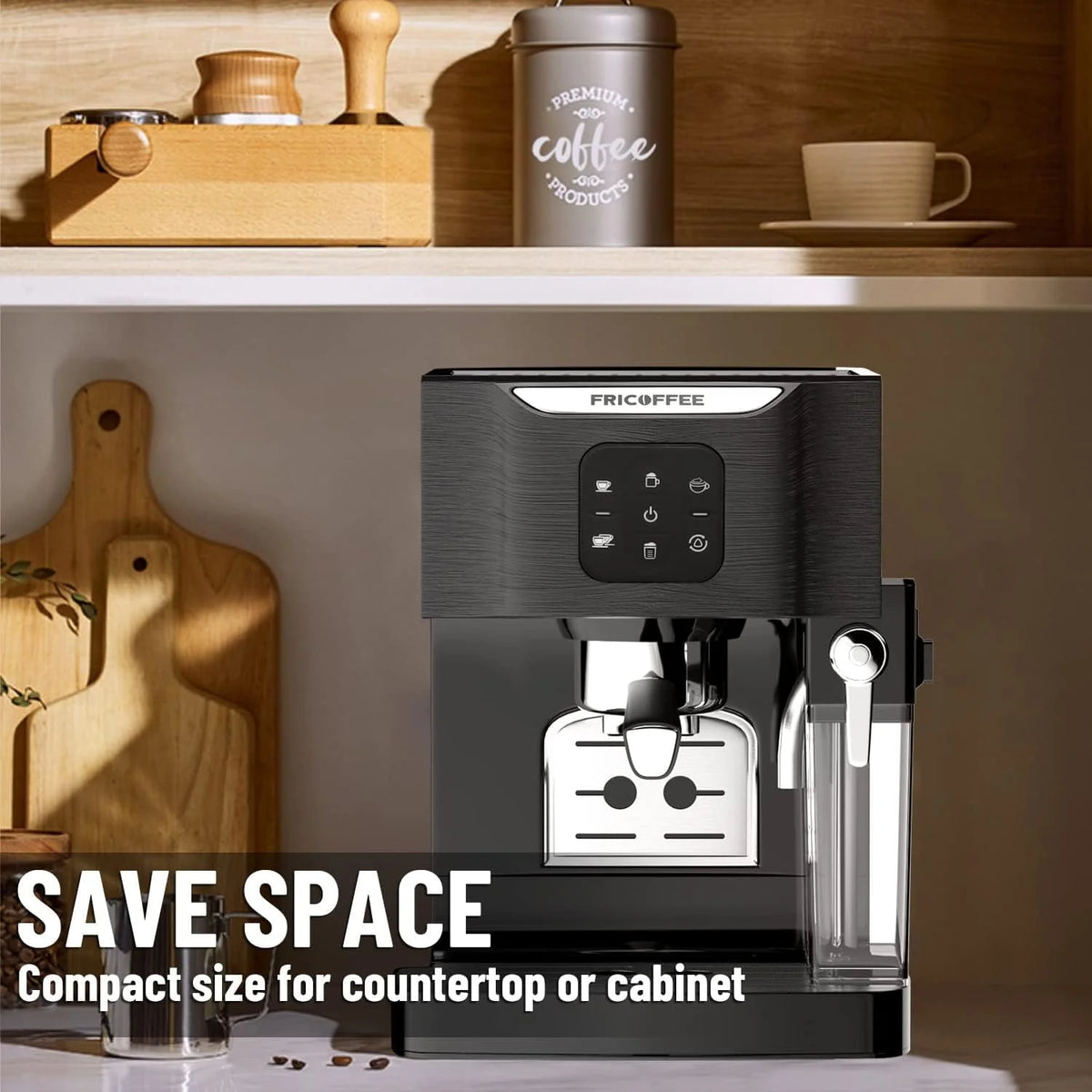 20 bar Semi-automatic Espresso Machine with Milk Frother Z339