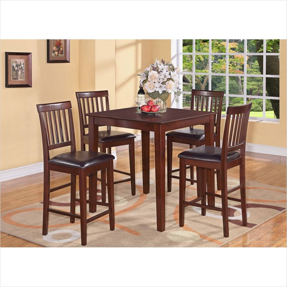 5-Pc Counter Height Table Set A475