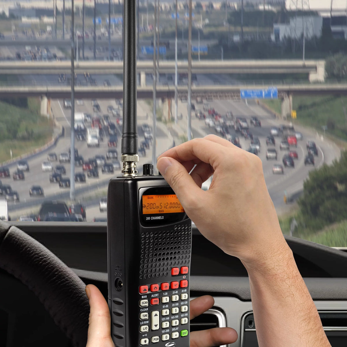 Radio Scanner with Service Search Banks L220776