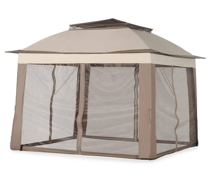 Pop Up Canopy Tent with Netting Vented Roof E523553