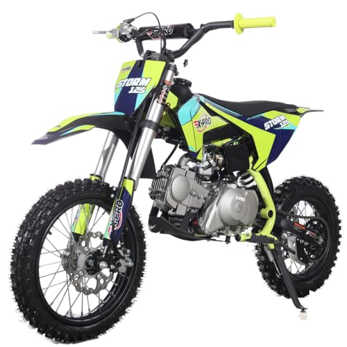 125cc Dirt Bike with Automatic Transmission, 14"/12" Tires E7071