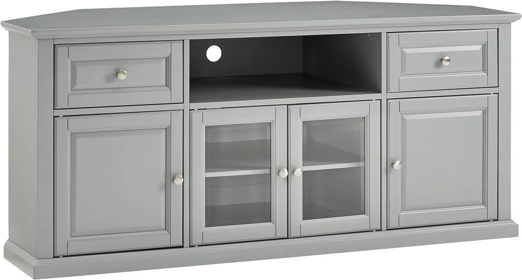 Gray Corner TV Stand J142