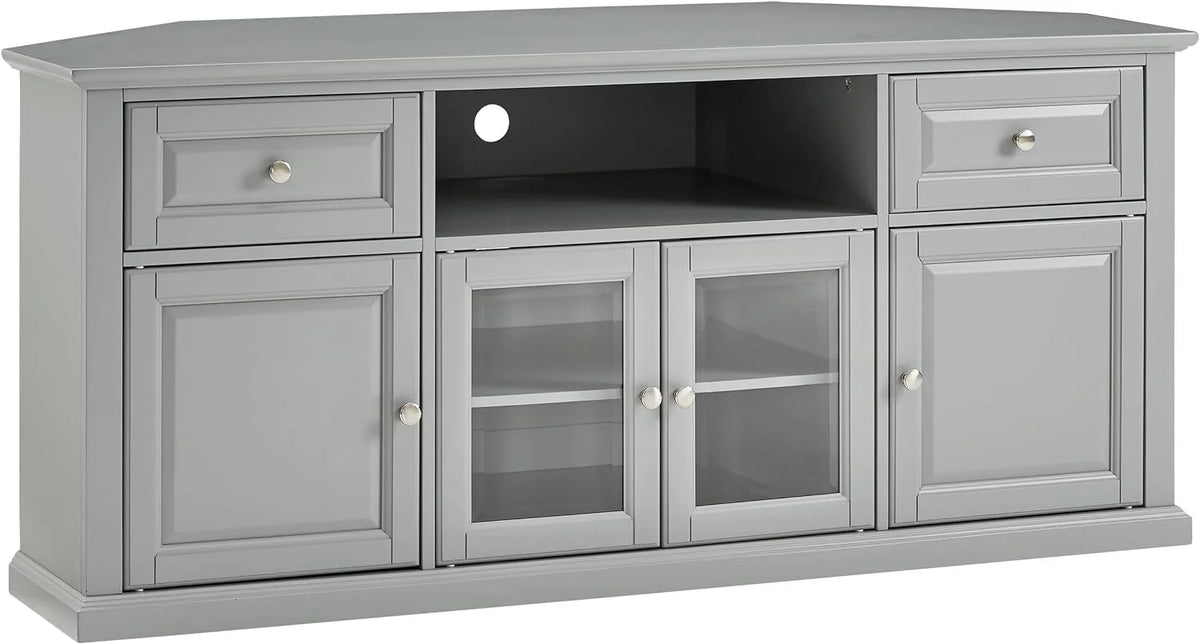 Gray Corner TV Stand J142