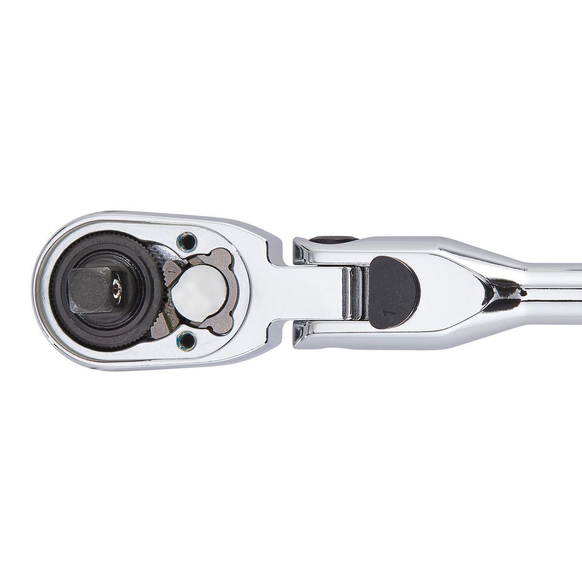 1/4 in. Drive 9 in. Long Locking Flex Ratchet with Comfort Grip J301419