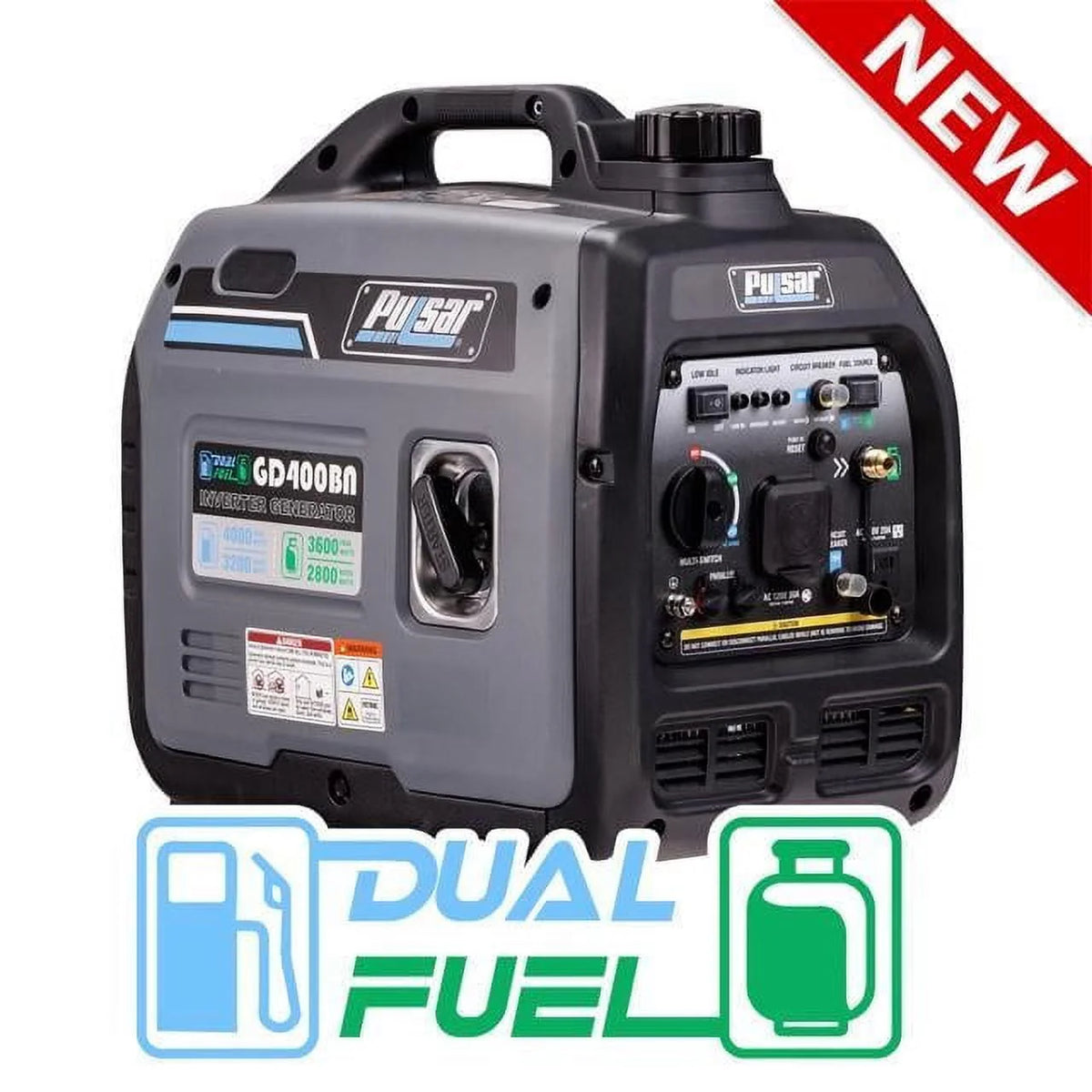 4000W Portable Dual Fuel Generator T146122