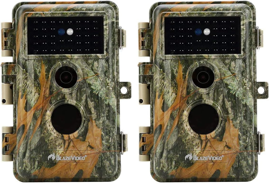 5-Pack 24MP 1296P H.264 MP4 Video 75ft Night Vision No Glow Infrared Motion Activated IP66 Waterproof Wildlife Deer Hunting Cameras P42962