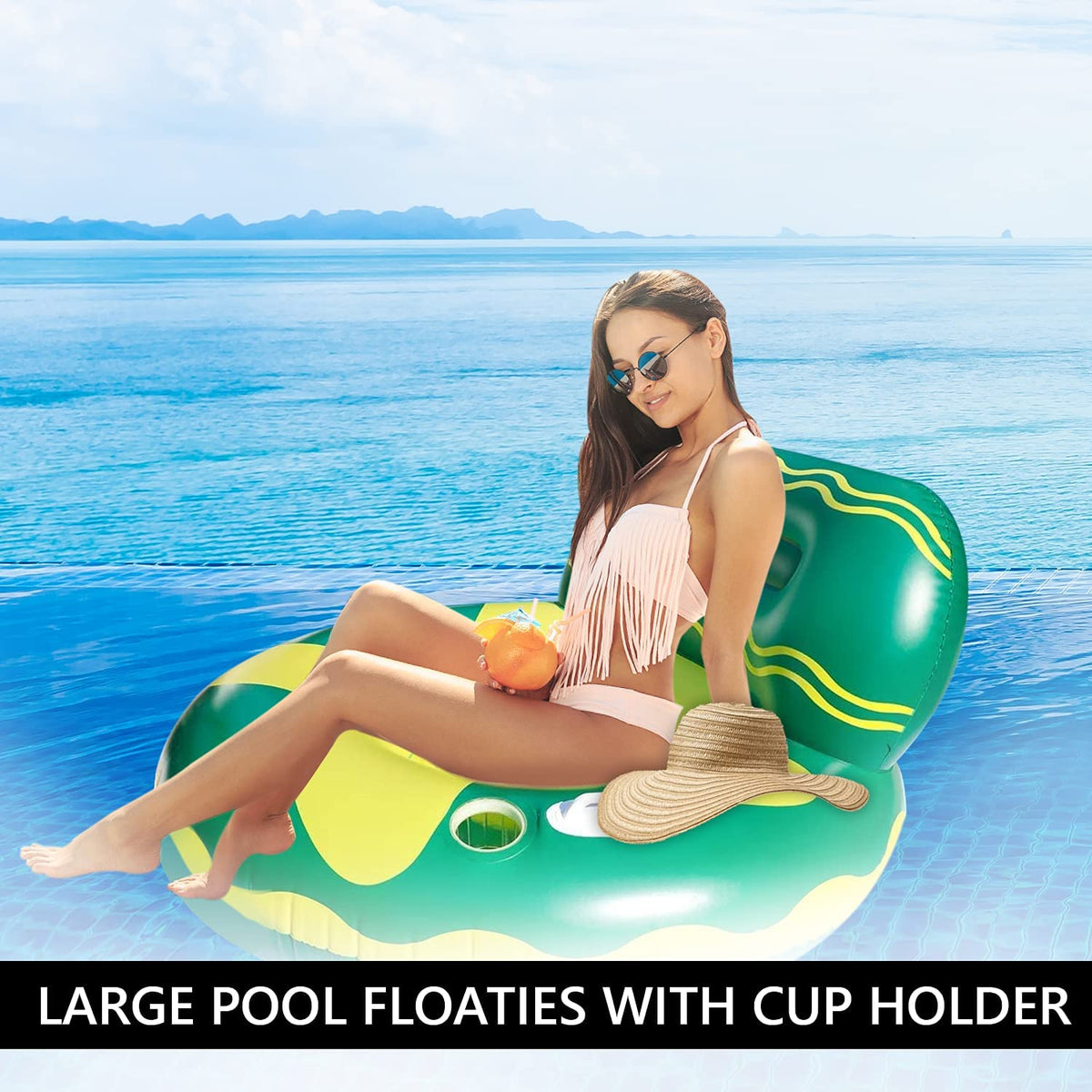 Inflatable Pool Float Lounger Chair R2416