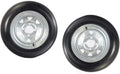 4.80-12 12 in. Load C 4 Lug Galvanized Spoke Trailer Tire Rim V217