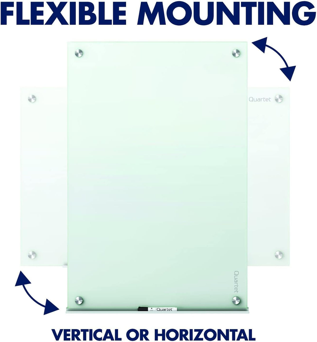 Magnetic Glass Dry Erase White Board, 6' x 4' O720