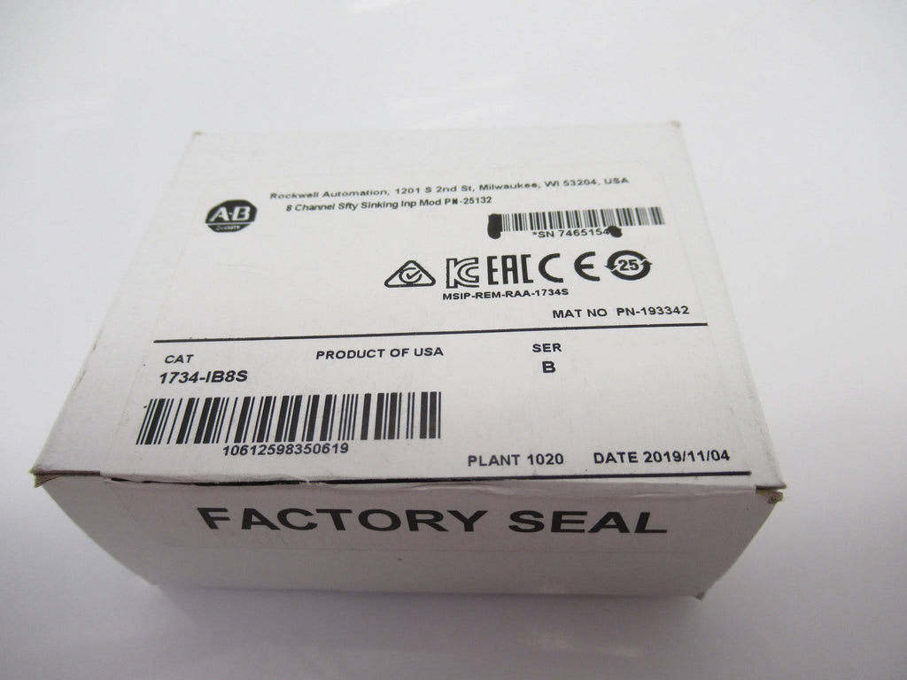 Safety Sinking Input Module 8 Chnl D842469