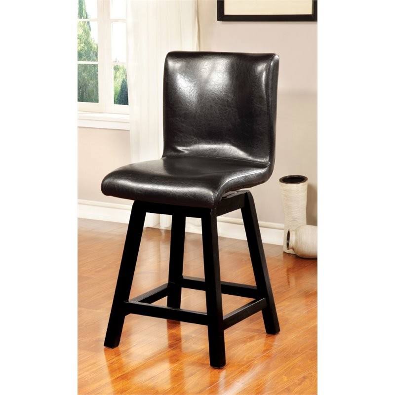 Black Counter Stool (Set of 2) E1502