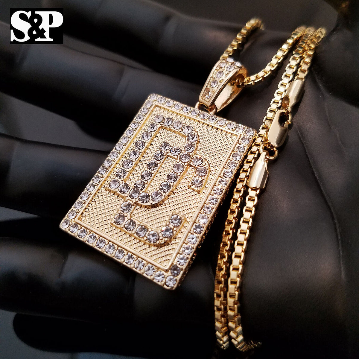 Choker 16" 1 Row Diamond Tennis Chain & Necklace Set I834
