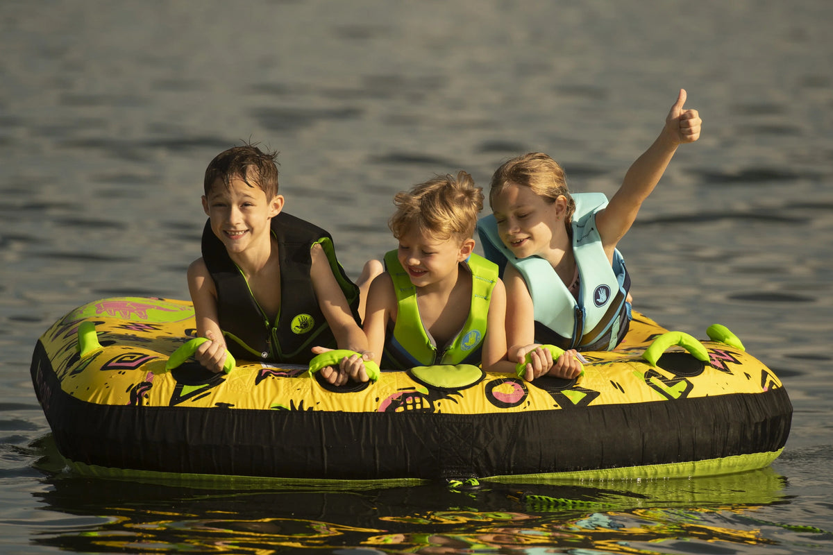 Yellow 3-Person Waterskiing Towables V709823