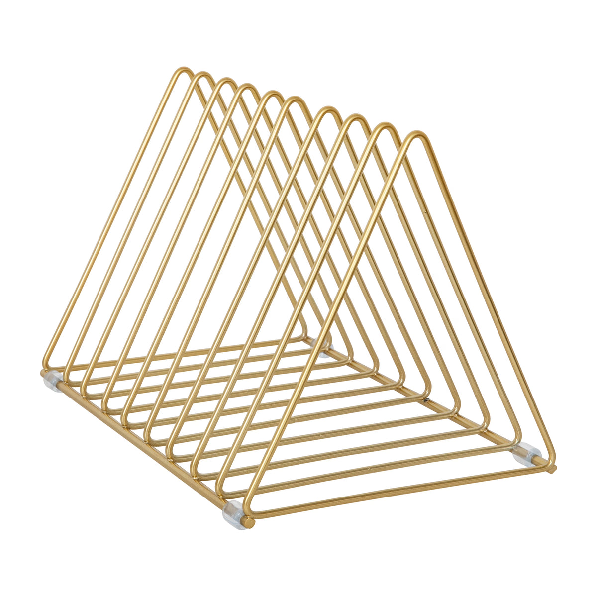 Gold Metal Magazine File Holder S22866