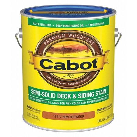 Semi-Solid Flat Exterior Stain for Wood, New Redwood, 1 Gal S8737