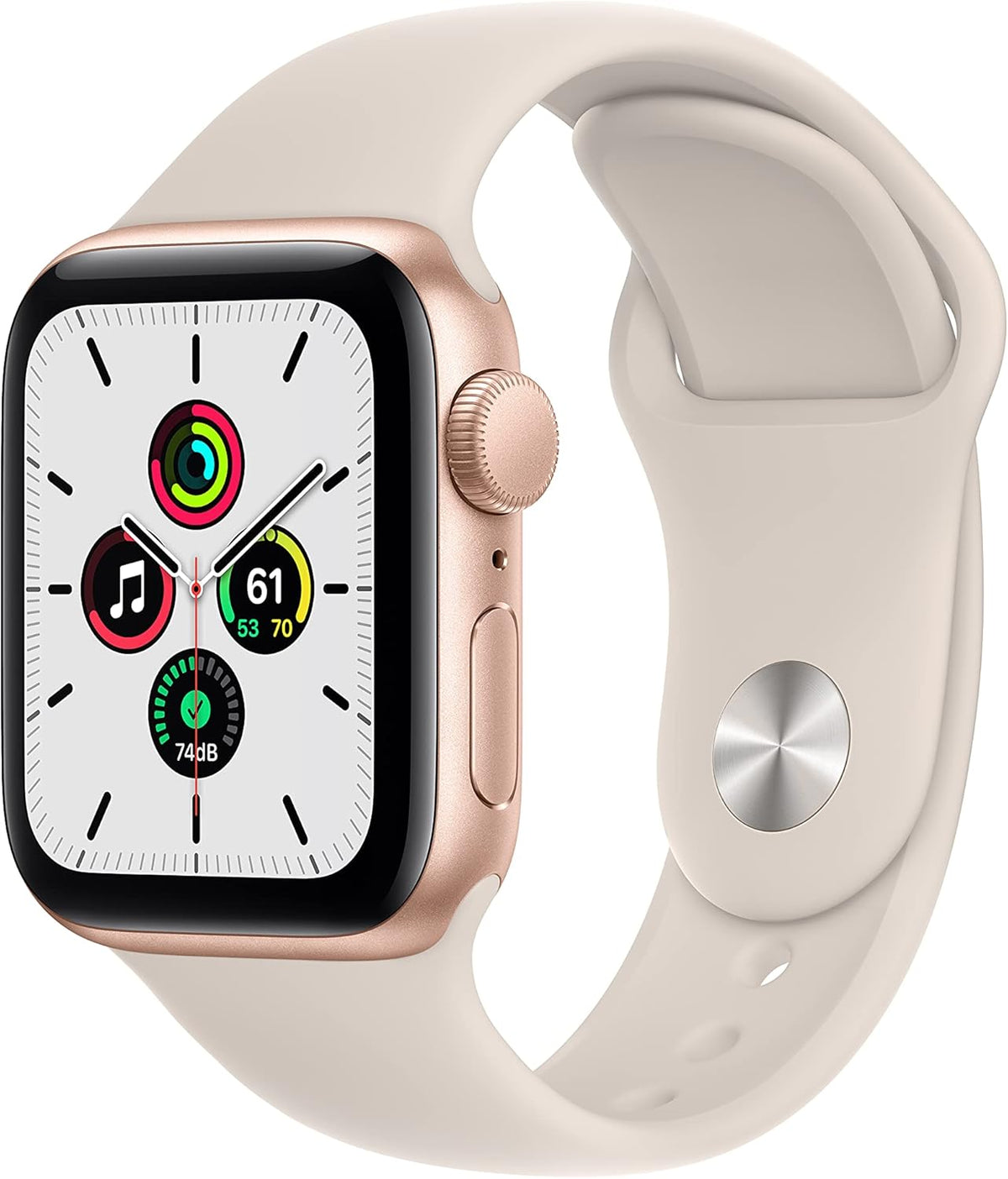 Gold Aluminium Case Smart Watch with Starlight Sport Band N36104