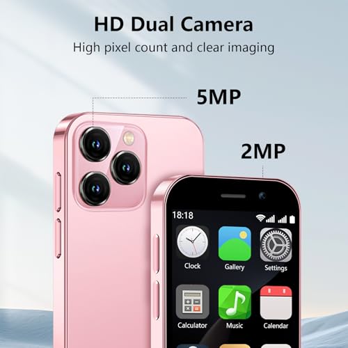 Black 3.0'' Touch Screen Mini Smartphone 2000mAh Dual SIM Quad Core 2GB+16GB G313