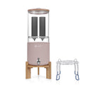2.25 Gallon Gravity Fed Black Carbon Water Filter with 2 Stand P340
