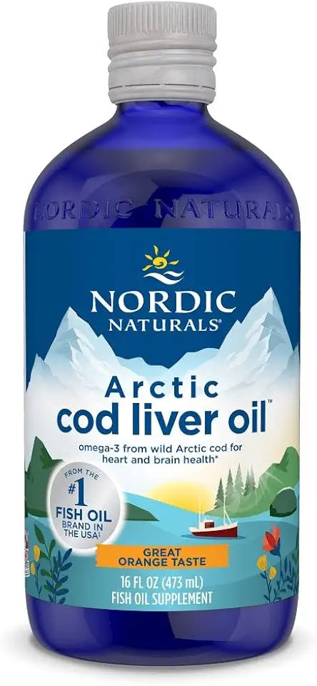 Cod Liver Oil 16 oz 1060 mg Omega-3s V2105