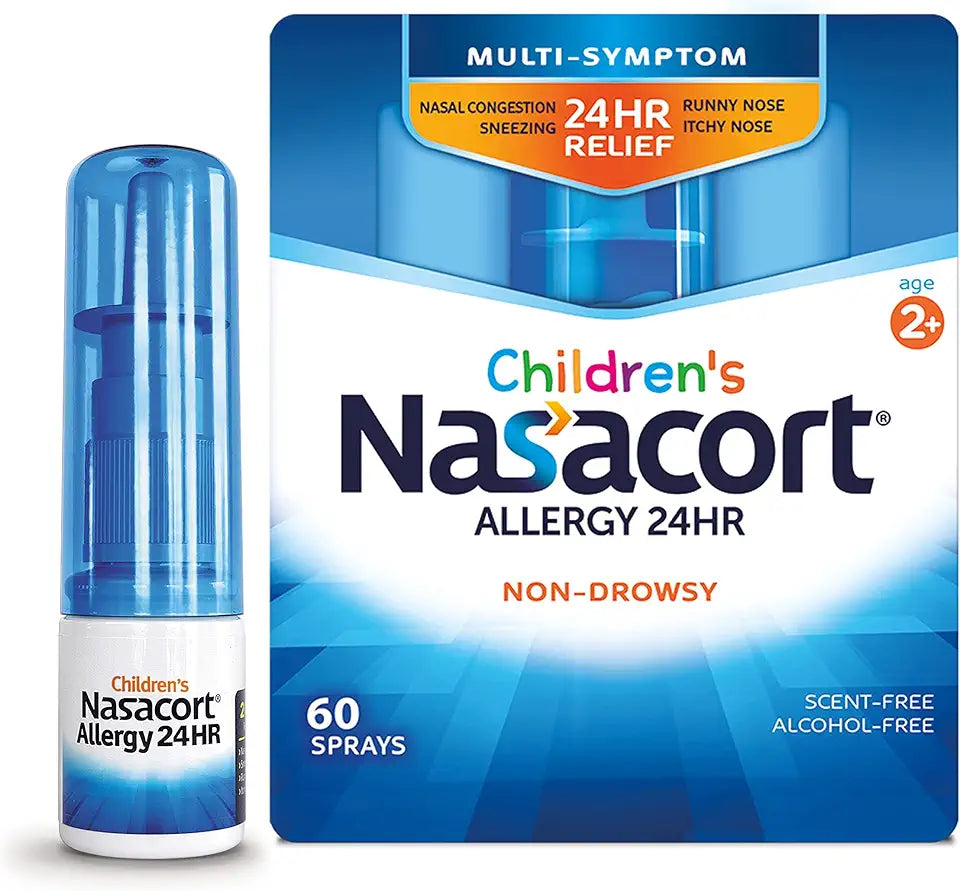 Children's Allergy 24HR Nasal Spray NonDrowsy AlcoholFree 60 Sprays S191638