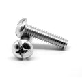 1/4 inch-20 x 3 1/2 inch Coarse Thread Machine Screw Combo Round Head Low Carbon Steel Zinc Plated Pk 40 A5375