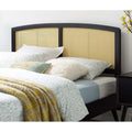 King Size Black Wooden Headboard A9970