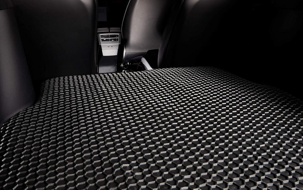 All Weather Heavy Duty Black Rubber Cargo Trunk Mats X441970