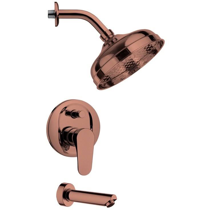 Old Copper Tub and Shower System 2.5 GPM H905