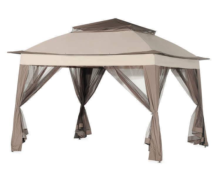 Pop Up Canopy Tent with Netting Vented Roof E523553