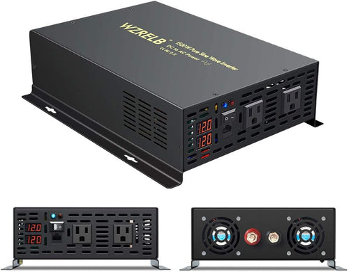 1500W 12V Pure Sine Wave Power Inverter with Remote Controller X132