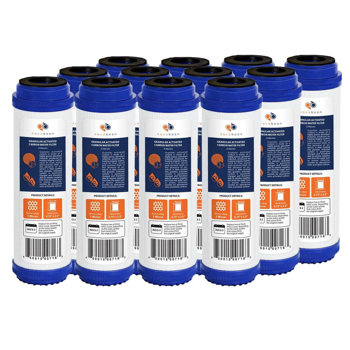 Granular Activated Carbon 5 Micron Water Filter Cartridge M299