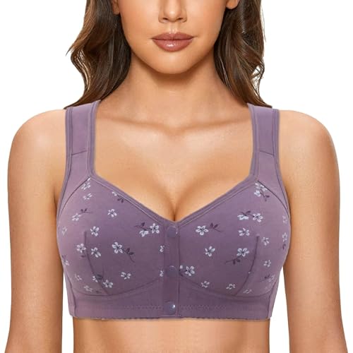 2 Pack Front Closure Wireless Lace Bra E306903