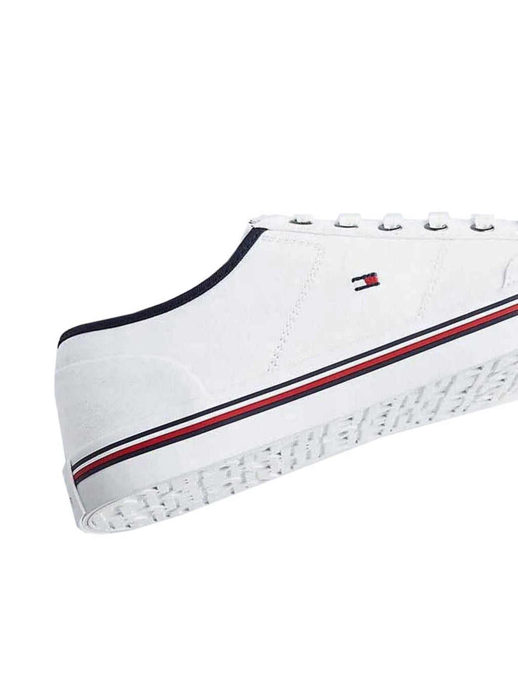 White Canvas Trainers V475