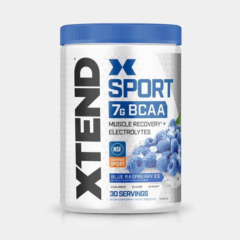 Blue Raspberry Ice BCAA Powder with Electrolytes - 30 Servings V171244