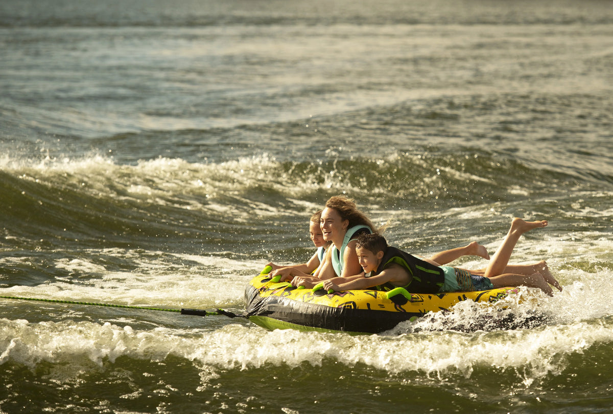 Yellow 3-Person Waterskiing Towables V709823