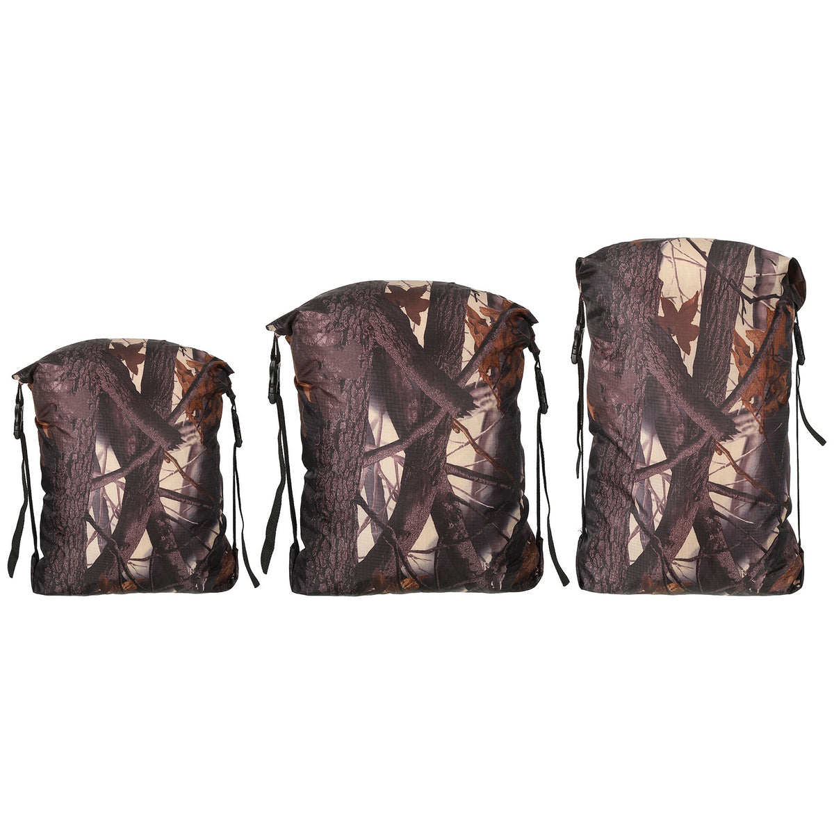 Camouflage Compression Stuff Sack 3 Pack Z9663