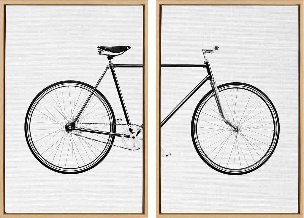 Set of 2 Framed Canvas Wall Art Z770977